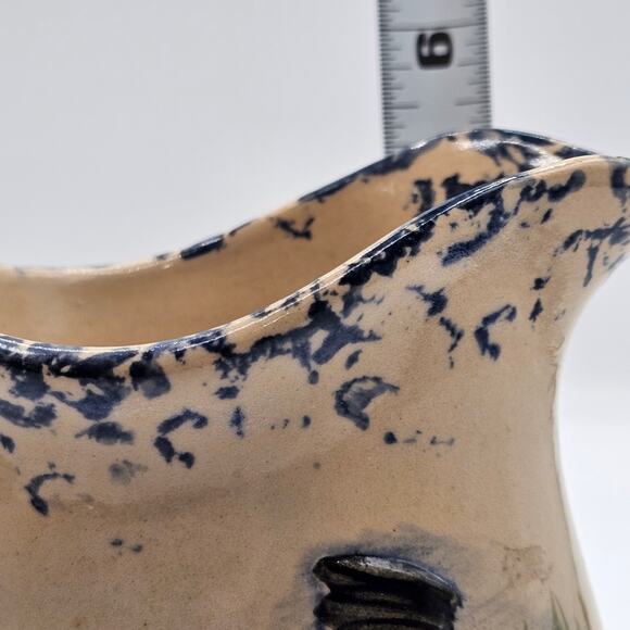 Adorable Holiday Snowman Pitcher - Sandhurst (MN) Stoneware Pottery Collectible - Picture 7 of 10